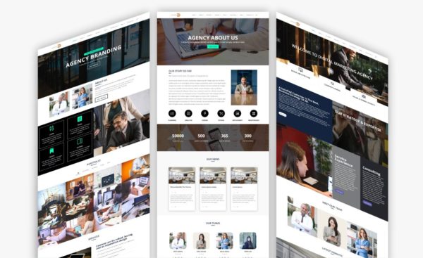 Divi Corporate : Web Agency Layout Pack