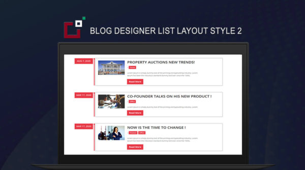 Blog List Layout Style 2