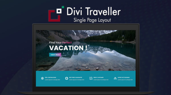 Traveller Blog Divi Layout