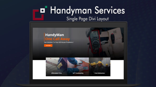 Handyman Services Divi Layout