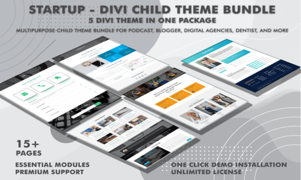 Startup Multipurpose Divi Child Theme Package