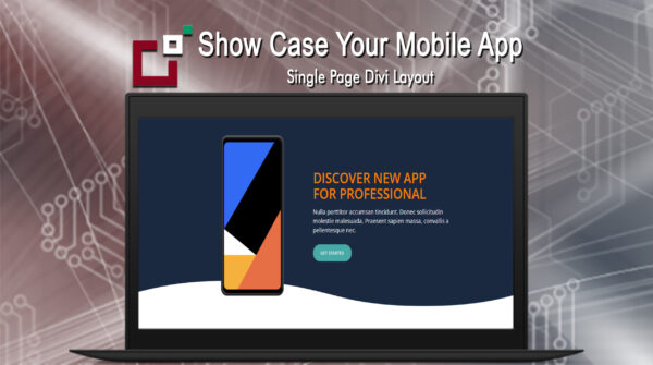 App Showcase Divi Layout For Mobile Apps