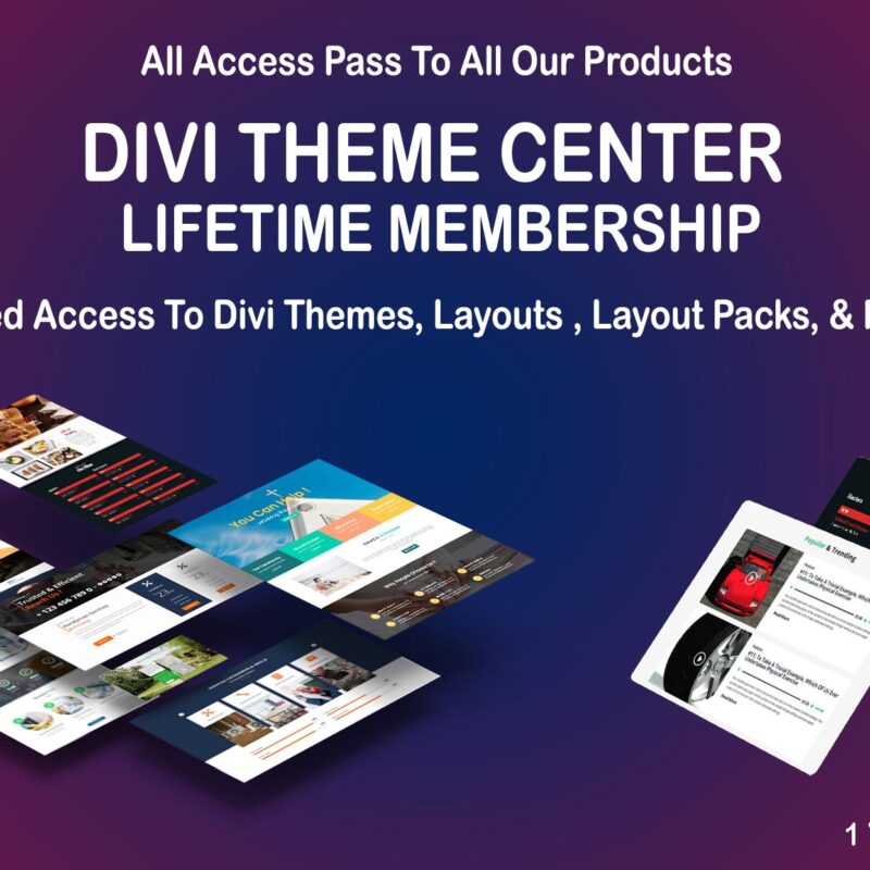 Divi Membership - Divi Theme Center