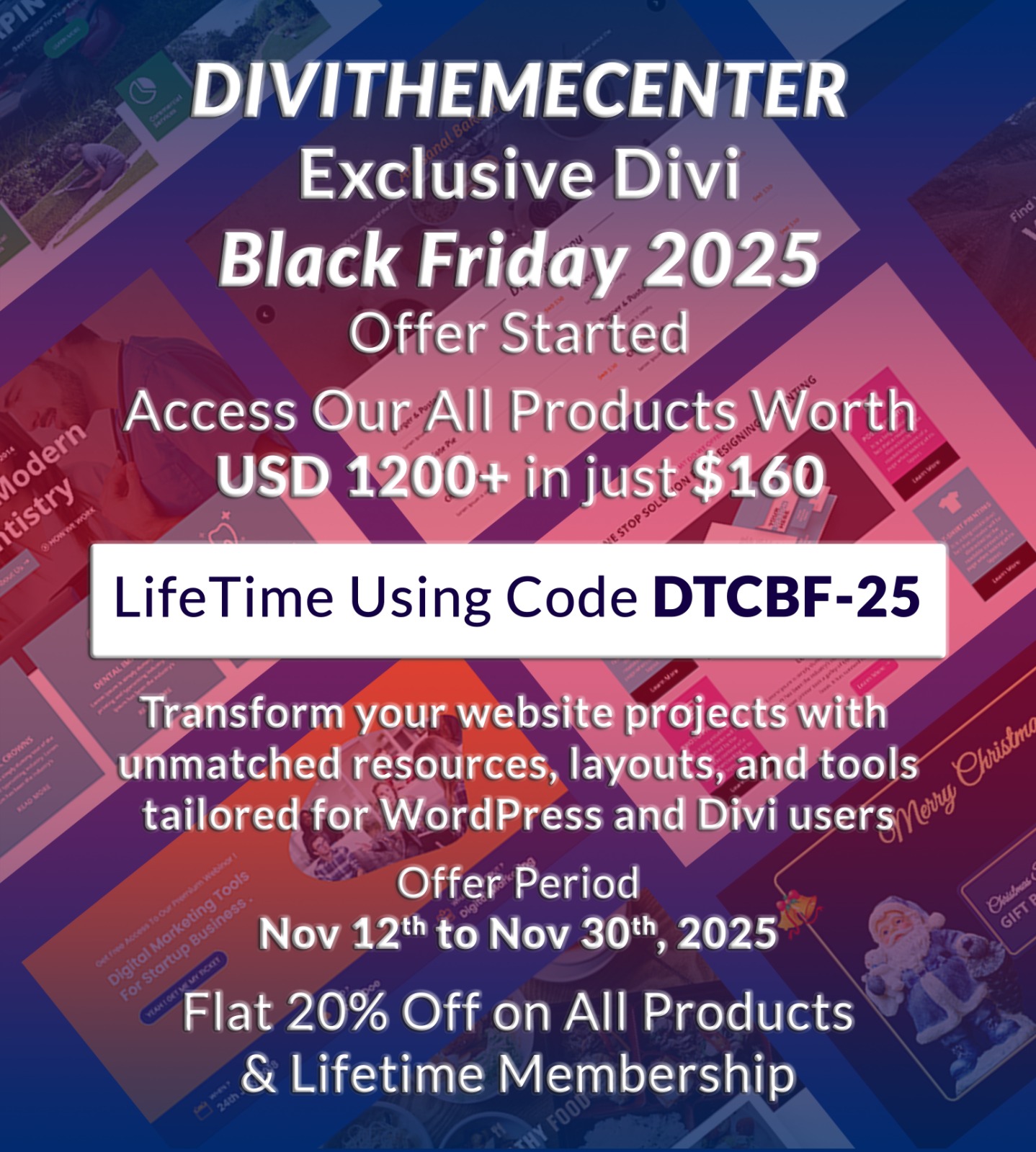Divi Marketplace Black Friday 2024 Offer