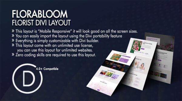 FLORABLOOM - FLORIST DIVI LAYOUT - Image 3