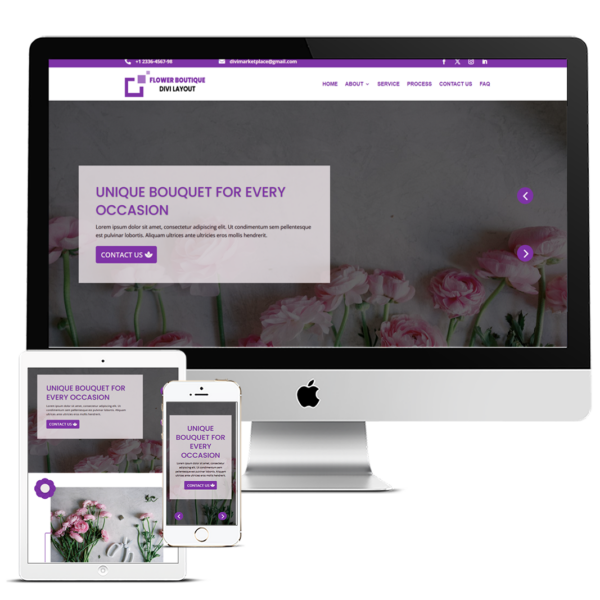 FLORABLOOM - FLORIST DIVI LAYOUT