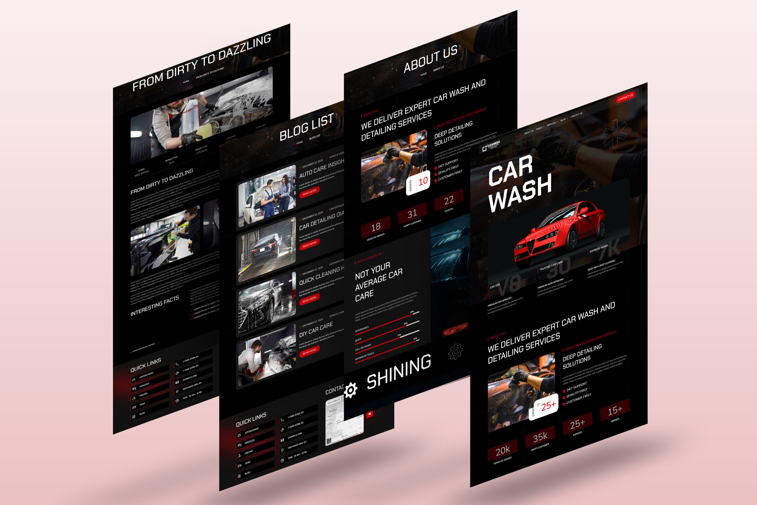 CLEANRIDE- CAR CARE & DETAILING LAYOUT PACK - Image 3