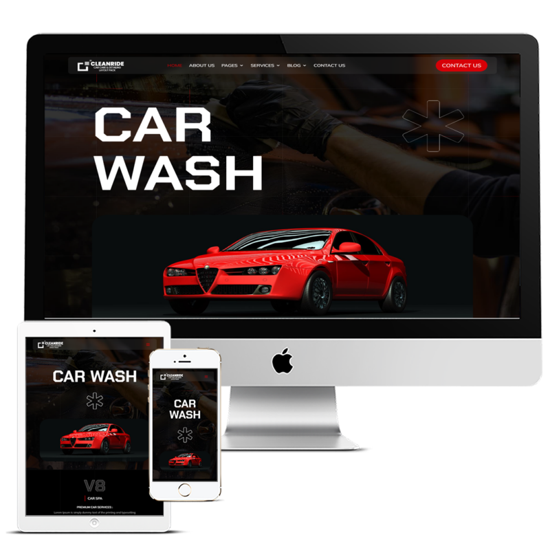 CLEANRIDE- CAR CARE & DETAILING LAYOUT PACK