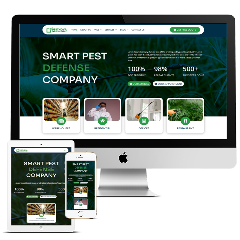 PESTNOVA – PEST CONTROL DIVI LAYOUT PACK